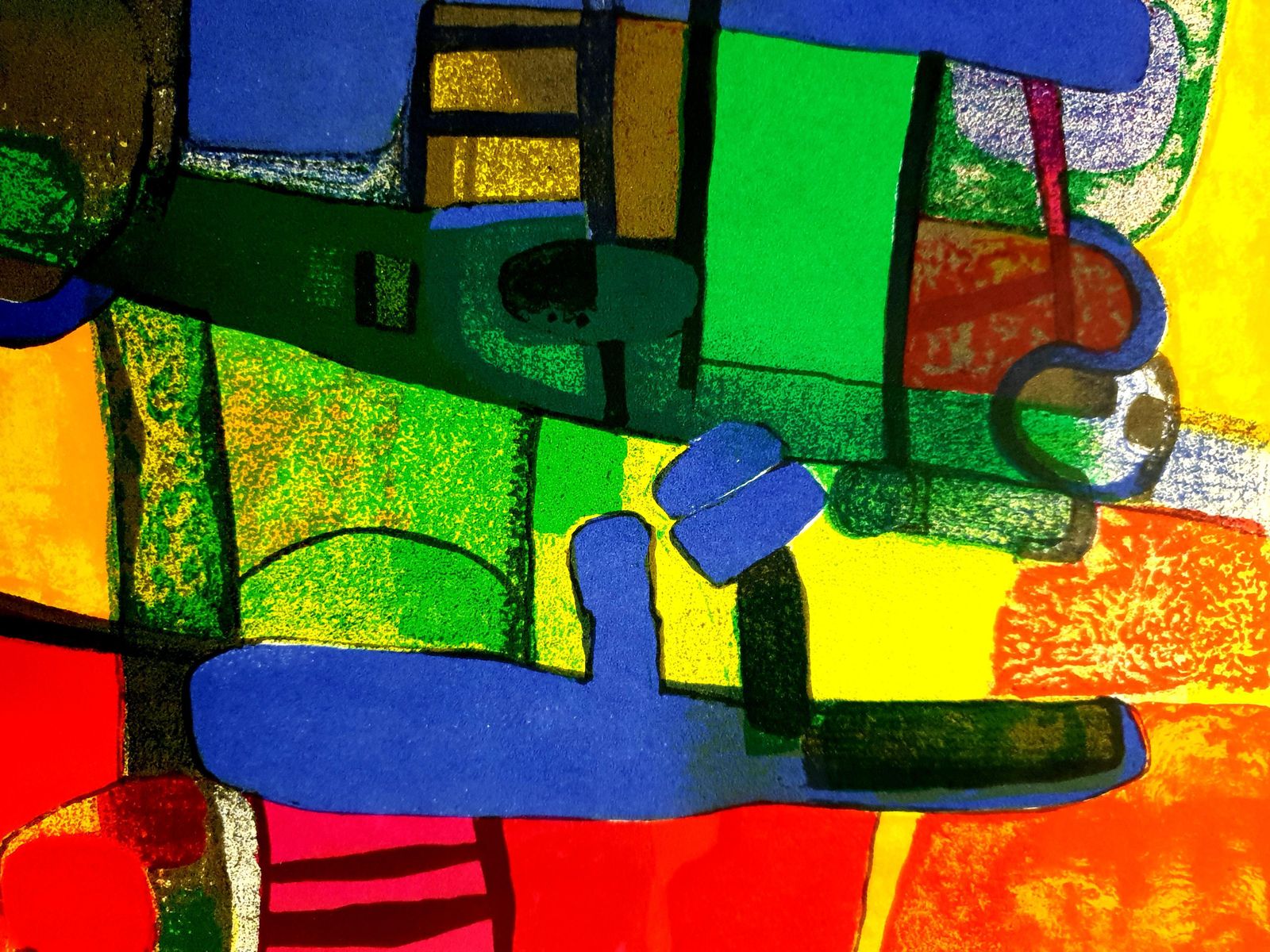 Maurice Estèvemaurice Estève   Composition   Original Lithograph1969 photo 866.0