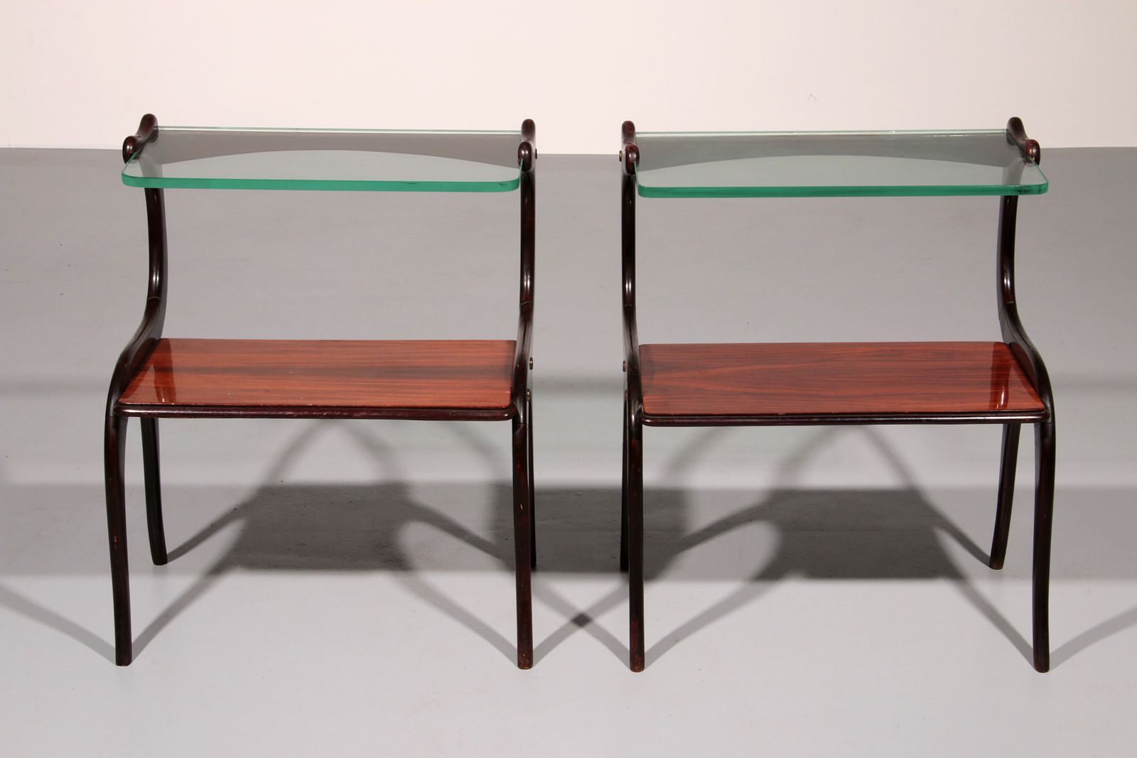 Mid Century Italian Set Side Tables Attributed To Ico Parisi photo furniture
