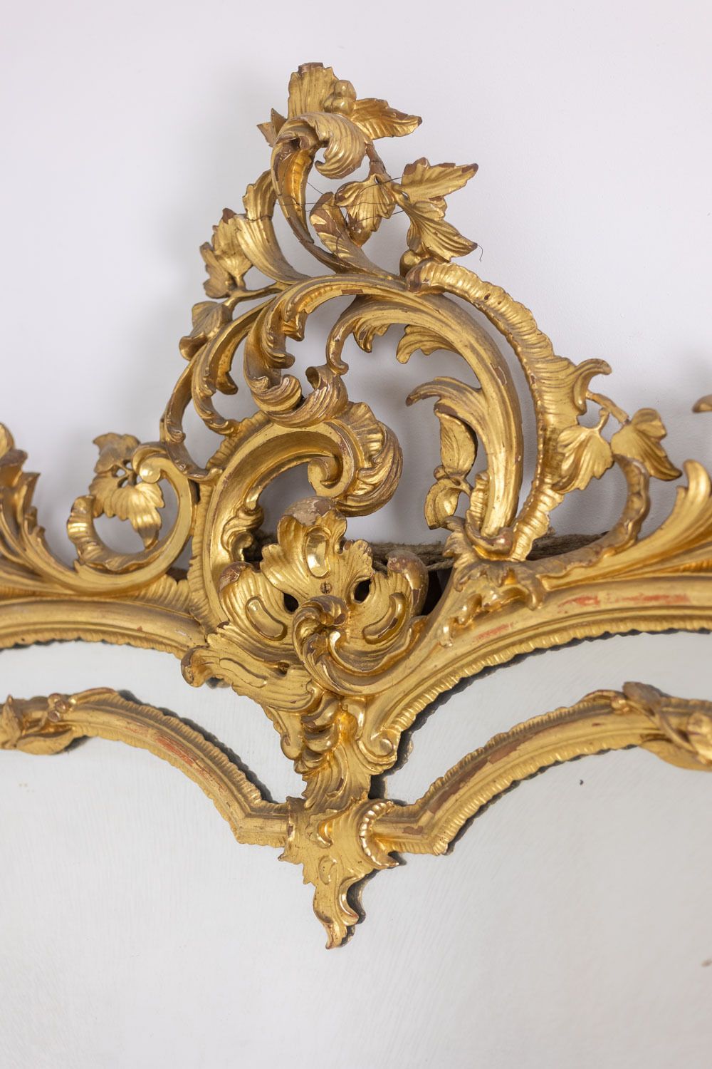 Louis XV Style Beaded Mirror. Napoleon III Period, Circa 1880. photo furniture