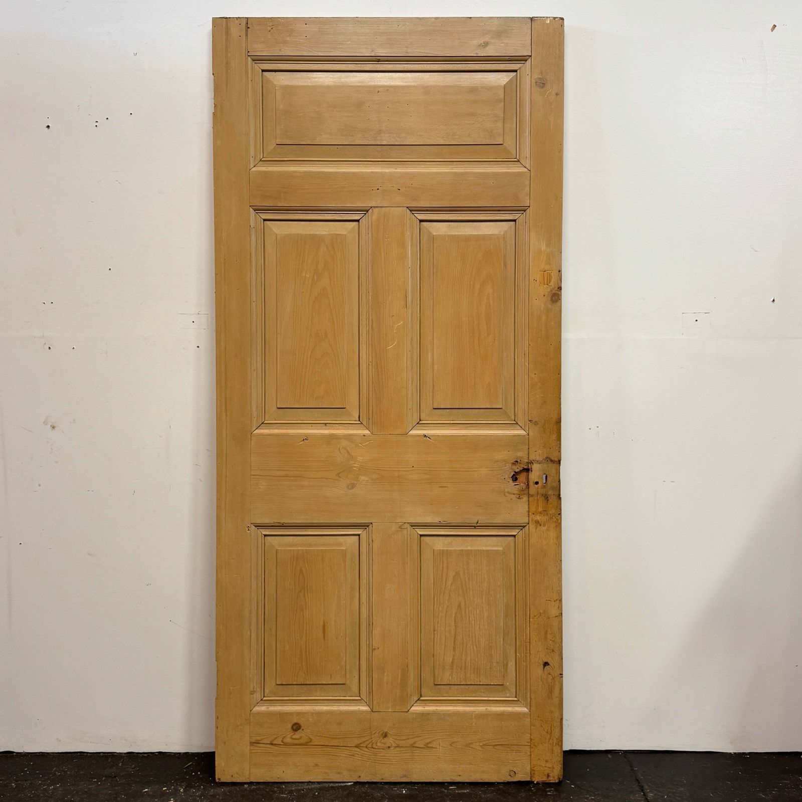 photo furniture Antique Five Panel Door 209cm X 95.5cm