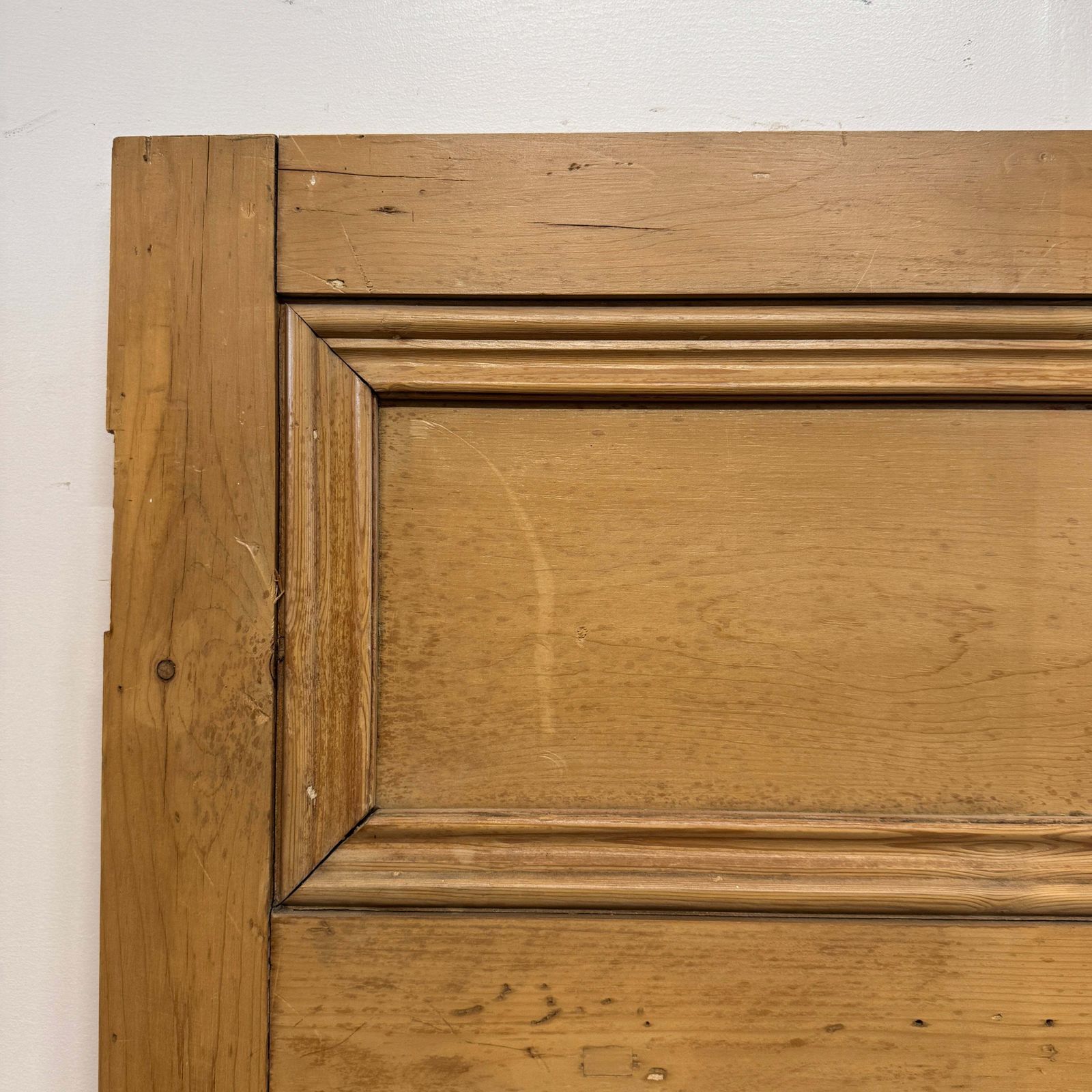 Antique Stripped Five Panel Door 206cm X 90cm photo Home Fixtures