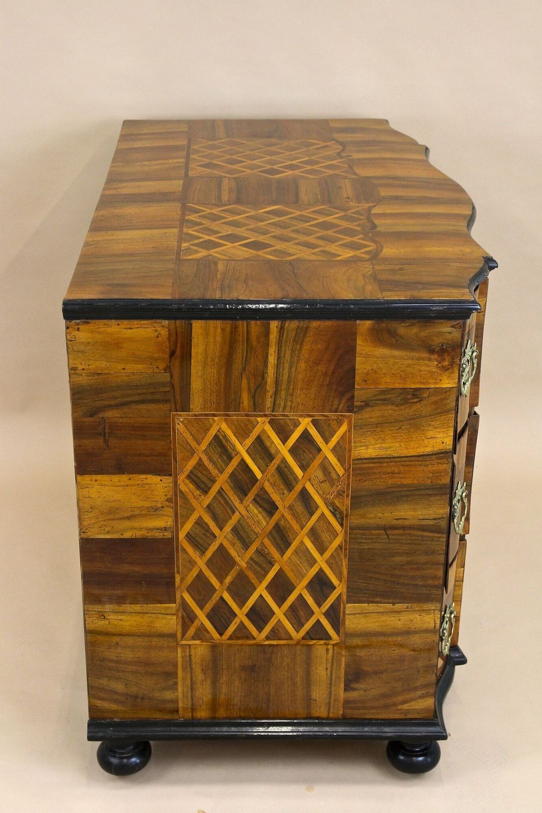 photo furniture 18th Century Baroque Chest Of Drawers   Marquetry/ Inlay Works, Austria Ca. 1760