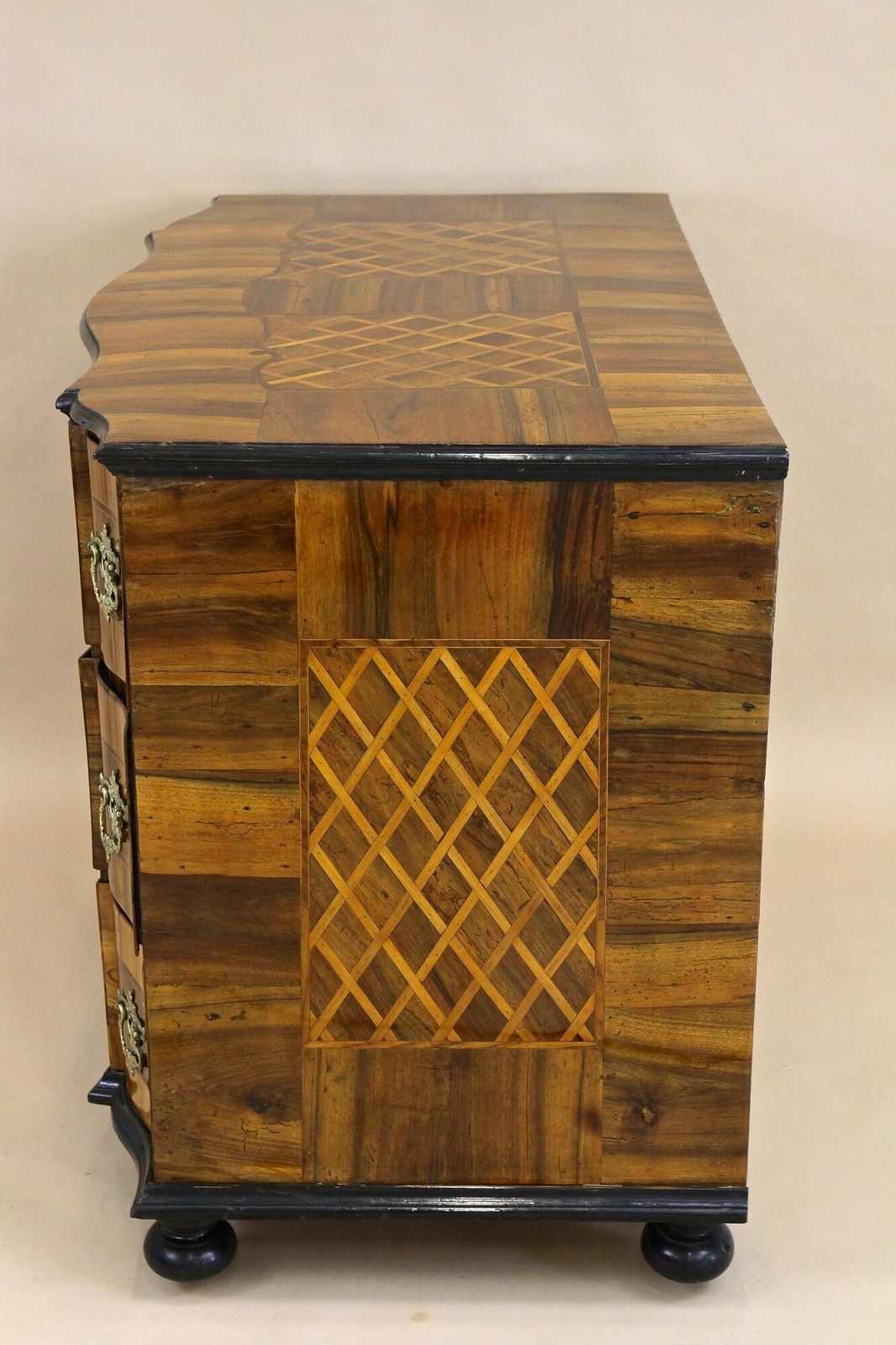 Furniture 18th Century Baroque Chest Of Drawers   Marquetry/ Inlay Works, Austria Ca. 1760 photo