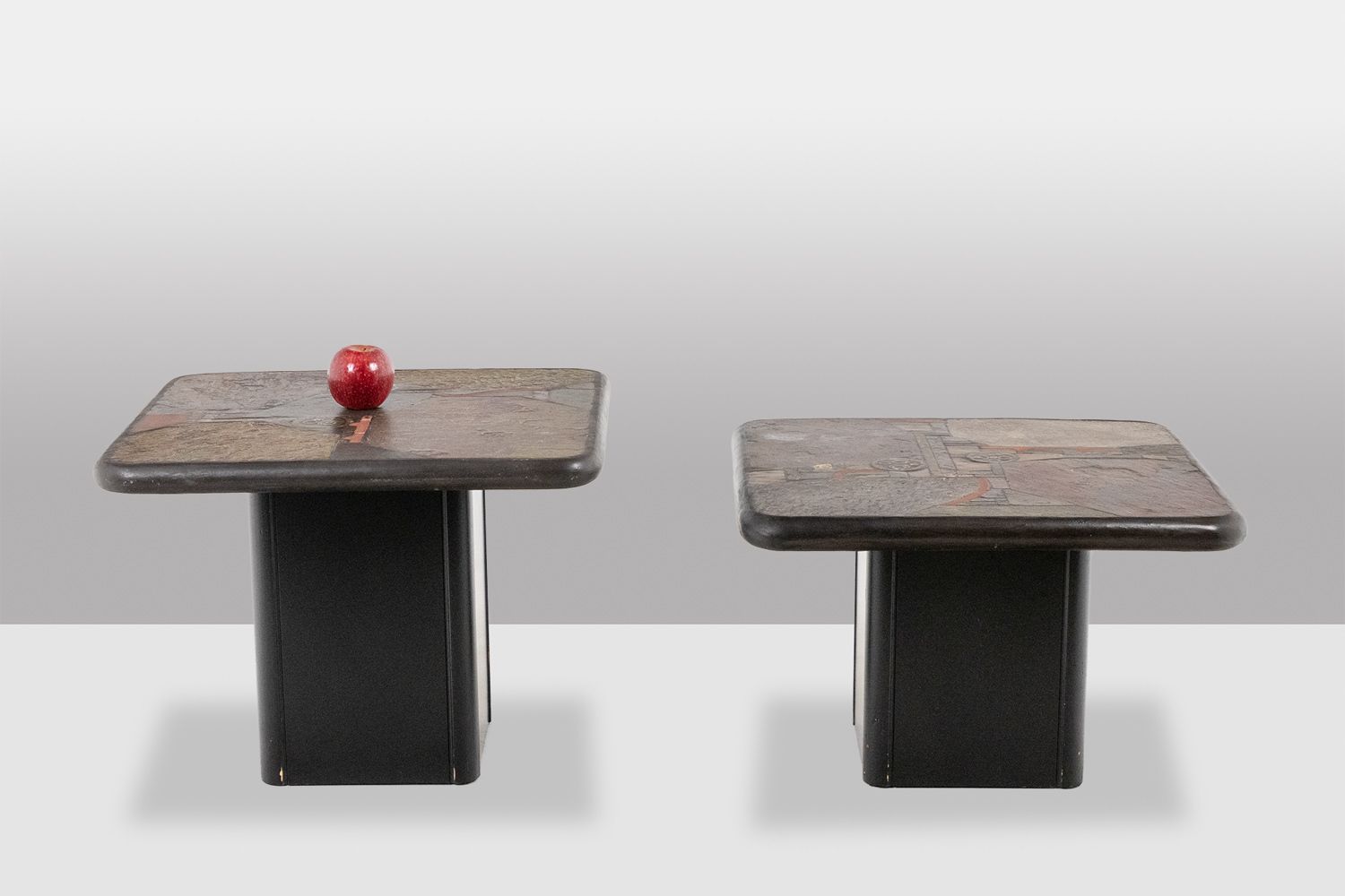 2800.0 Paul Reinier Kingma. Pair Of Brutalist Style Tables. 1970s. photo