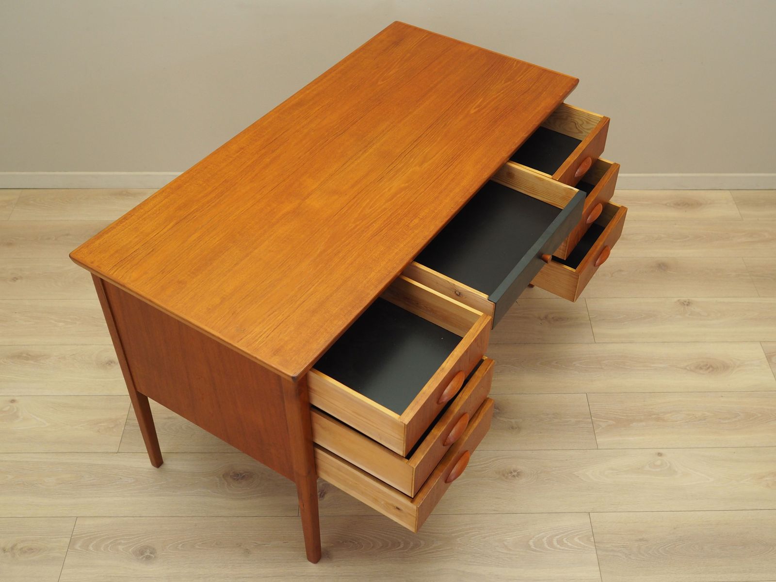 Furniture Teak Desk, Danish Design, 1970s, Production: Denmark photo