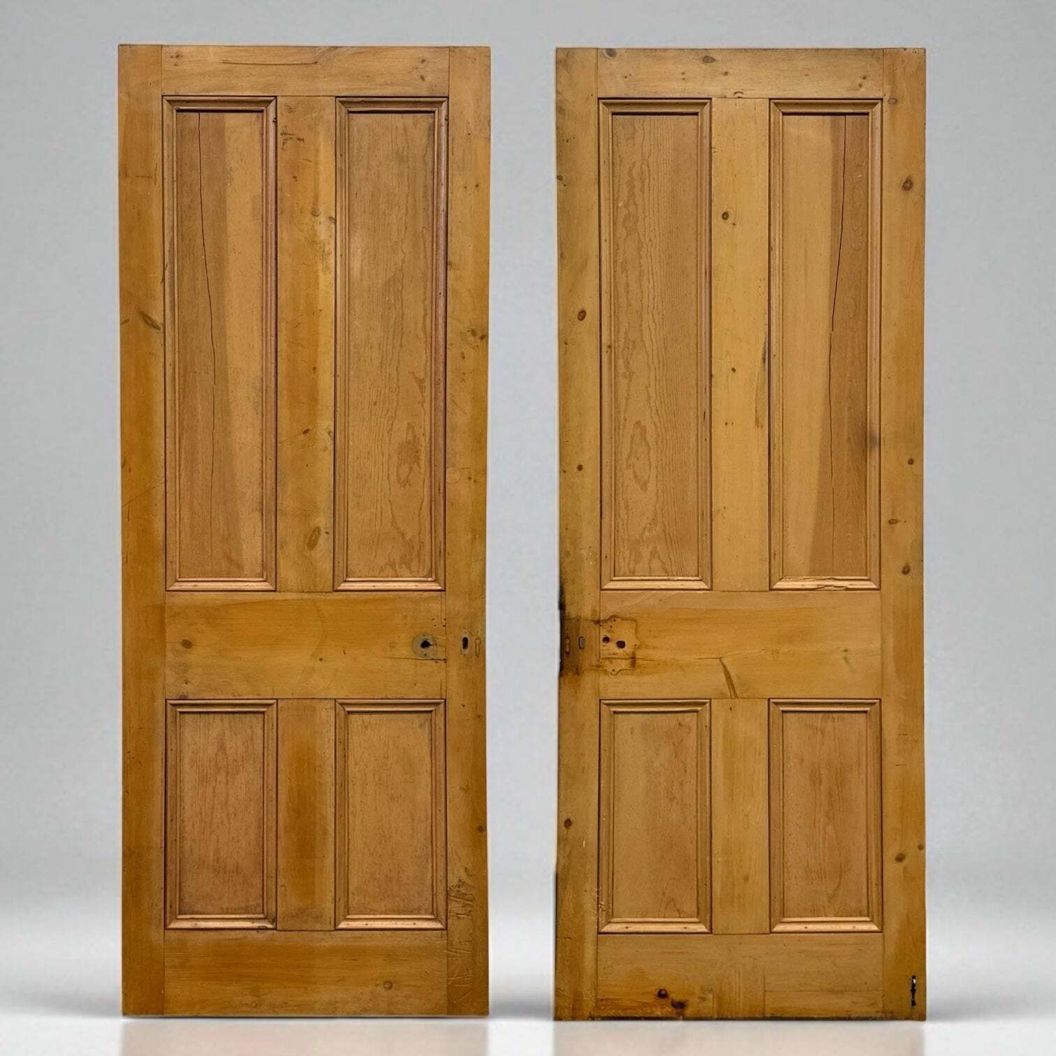 Antique 4 Panel Door 197cm X 75cm