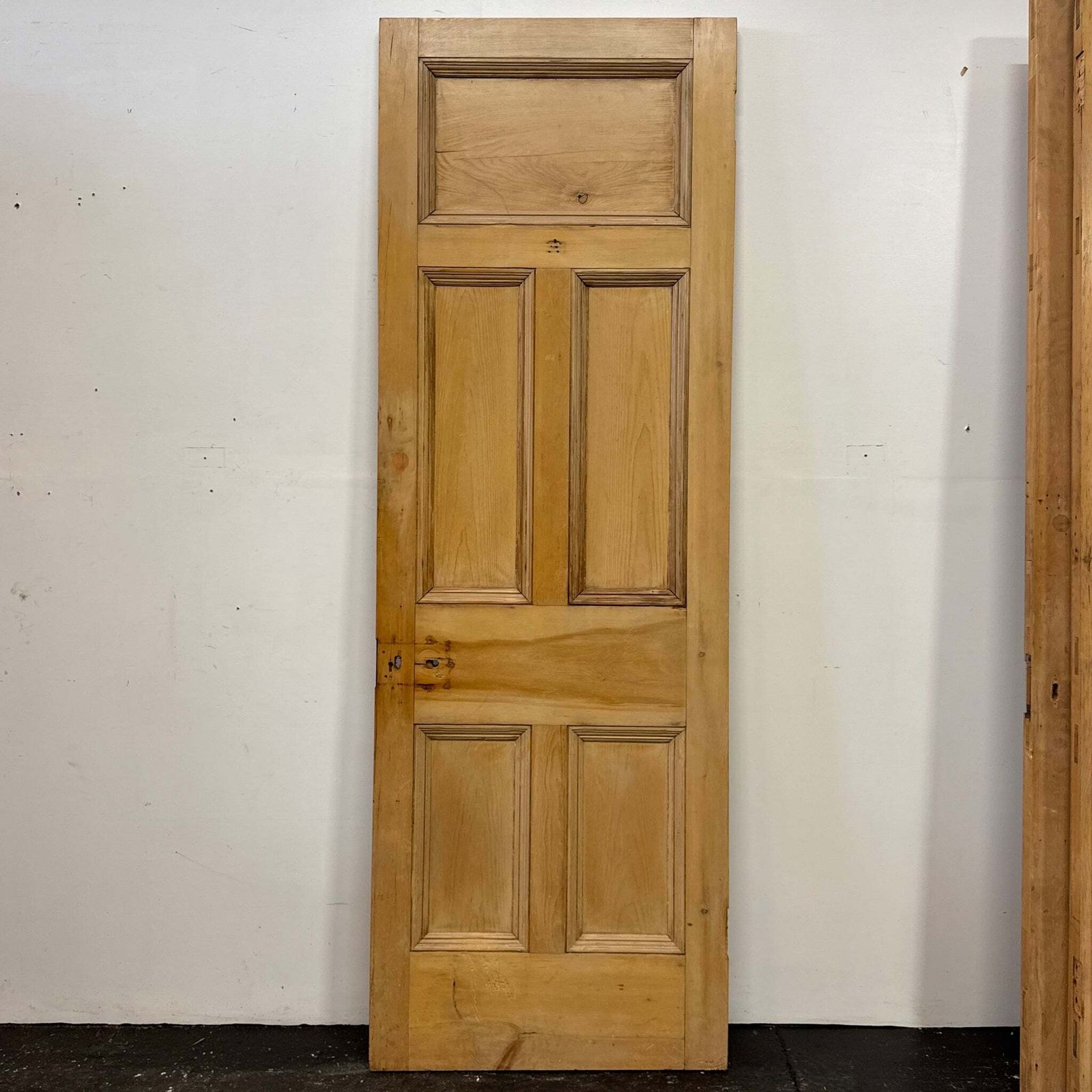 Antique 5 Panel Door 217.5cm X 74cm photo vinterior