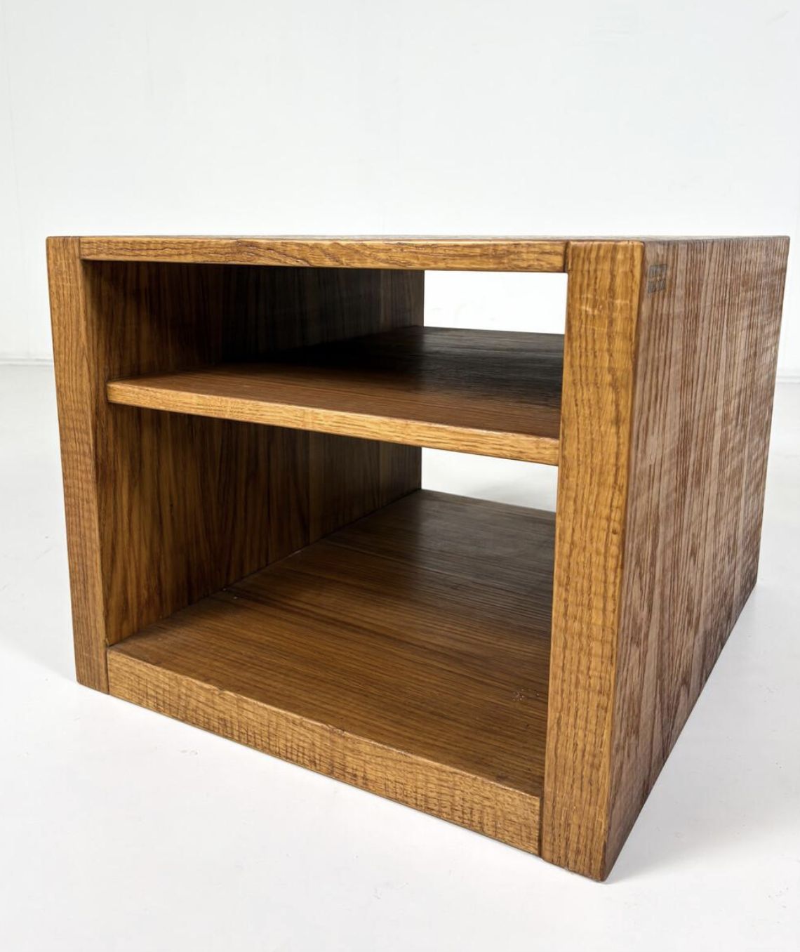 Wooden Side Table By Giuseppe Rivadossi For Officina Rivadossi, 1970s photo vintage