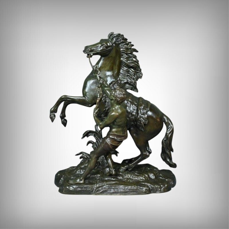 Large Bronze “The Horse Of Marly” After Coustou – Early 20th Century