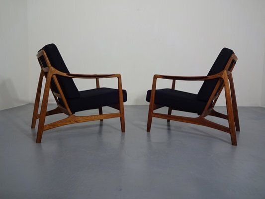 Teak And Oak Chair By Tove & Edvard Kindt Larsen For France & Daverkosen, 1950s