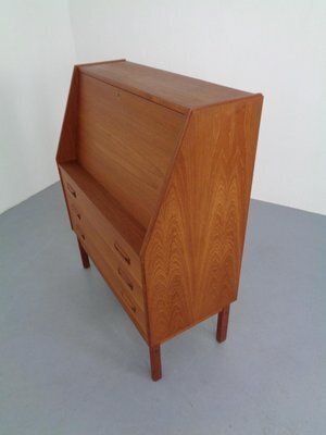 1058.0 Danish Teak Secretaire From Dyrlund, 1960s photo