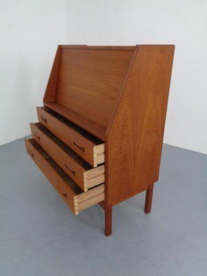photo vinterior Danish Teak Secretaire From Dyrlund, 1960s