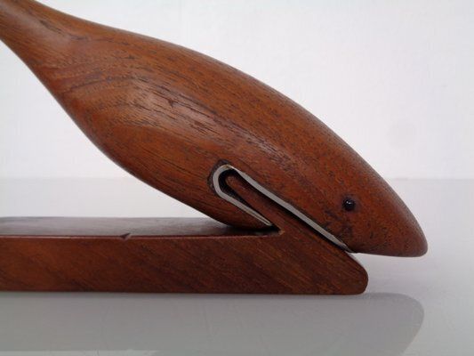 photo vinterior Danish Teak Shark With Stand, 1960s