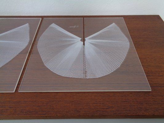 477.0 German Wing Object Sculpture In Acrylic Glass By Heinz Mack, 1980 photo