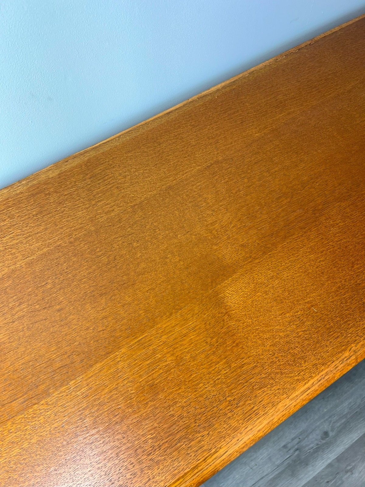 photo for sale Cabinet Vintage French Louis Style Carved Desk With Storage Sideboard Lot 4046