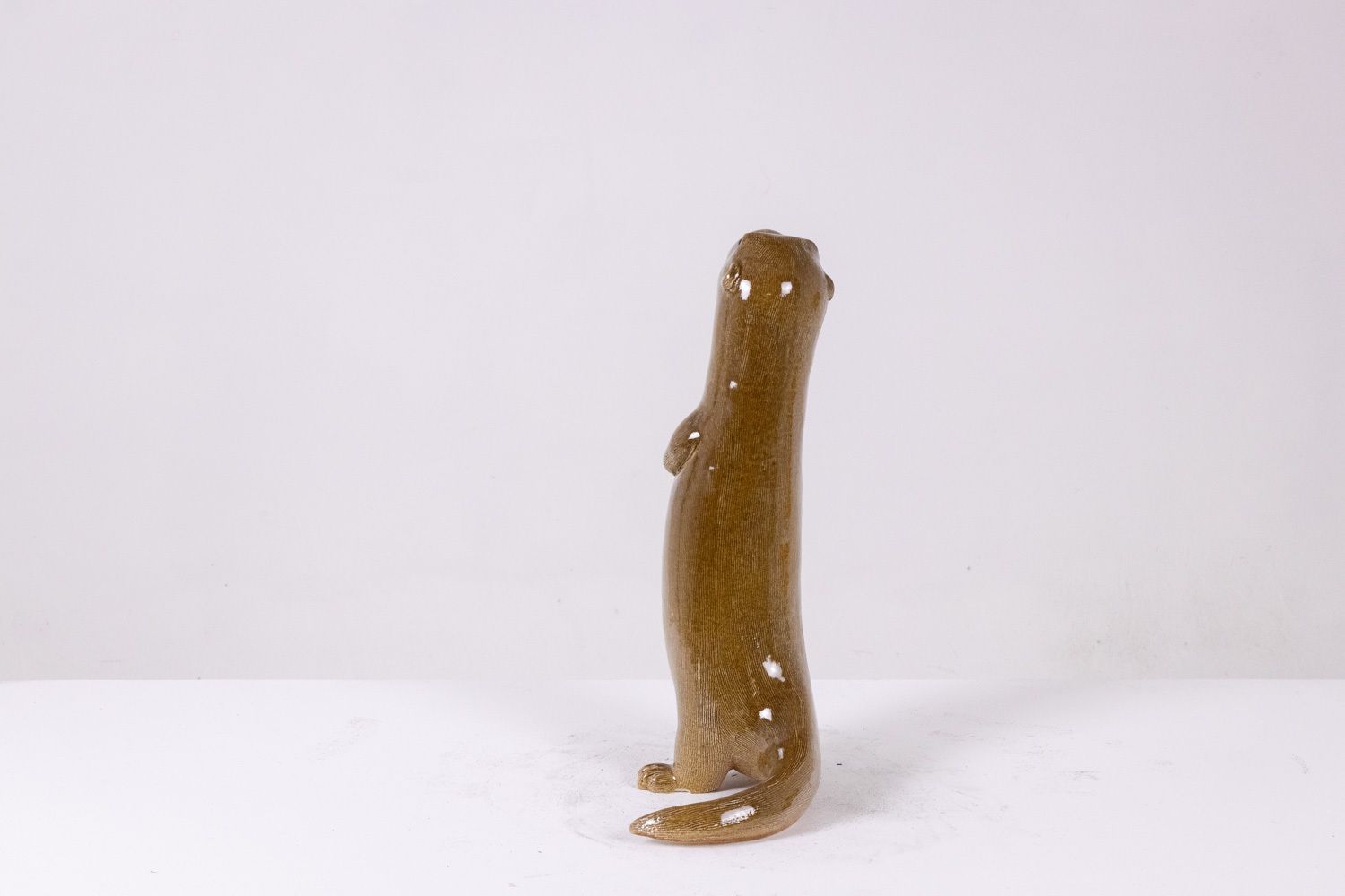 Valérie Courtet, Otter In Chamotte And Glazed Stoneware. Contemporary Work photo for sale