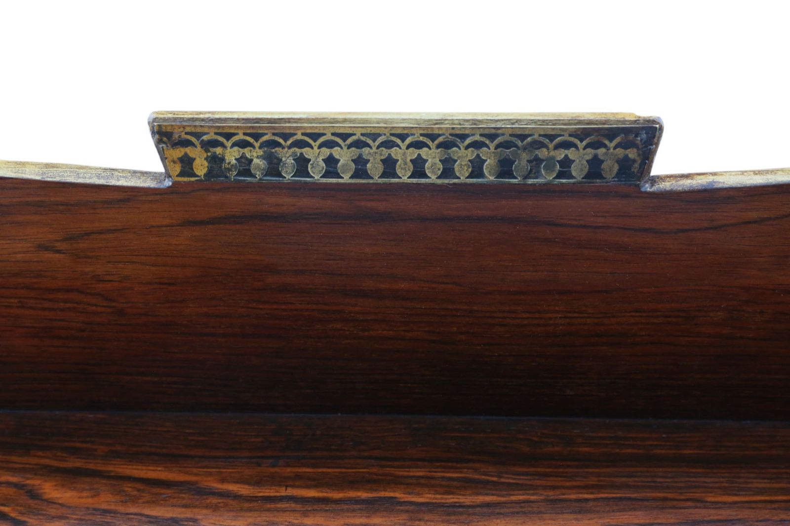 Antique 19th Century Fine Quality Rosewood Waterfall Bookcase Wall Shelves photo 1995.0