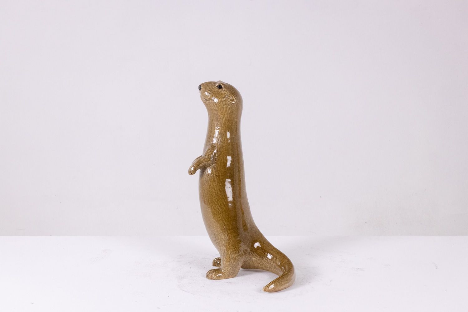 Valérie Courtet, Otter In Chamotte And Glazed Stoneware. Contemporary Work photo for sale