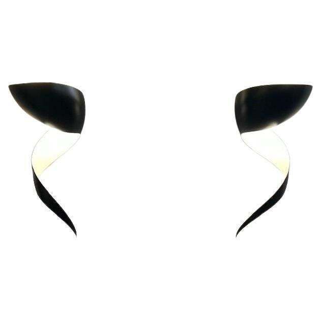 Serge Mouille Pair "Torcheres" Wall Light Sconces Original 1963 Design   R And L photo vintage