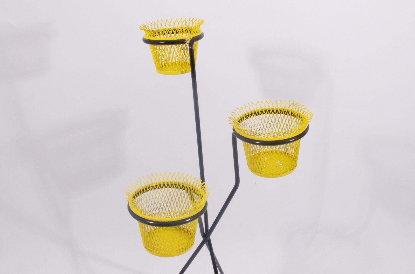 Ateliers Mathieu Matégot Triple Plant Stand Jardiniere Flower Stand Cache Pot photo 3015.0