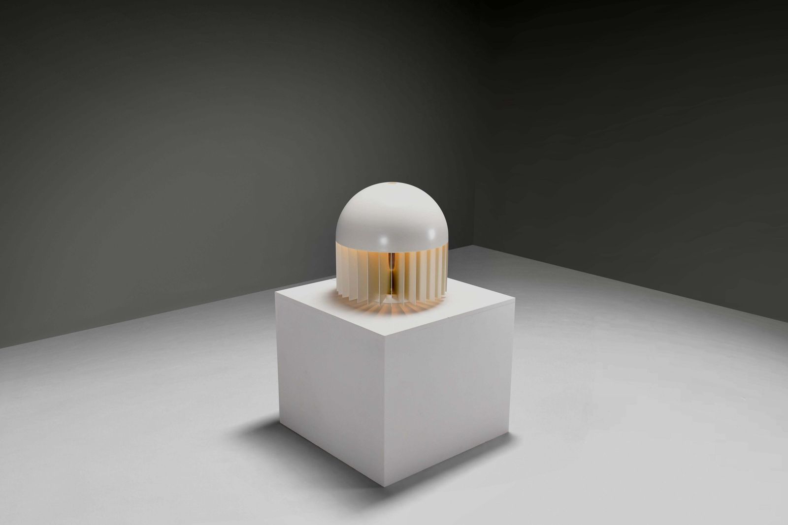 Large Metal 'Mt' Table / Floor Lamp By Giancarlo Mattioli For Sirrah, Italy 1969 photo furniture