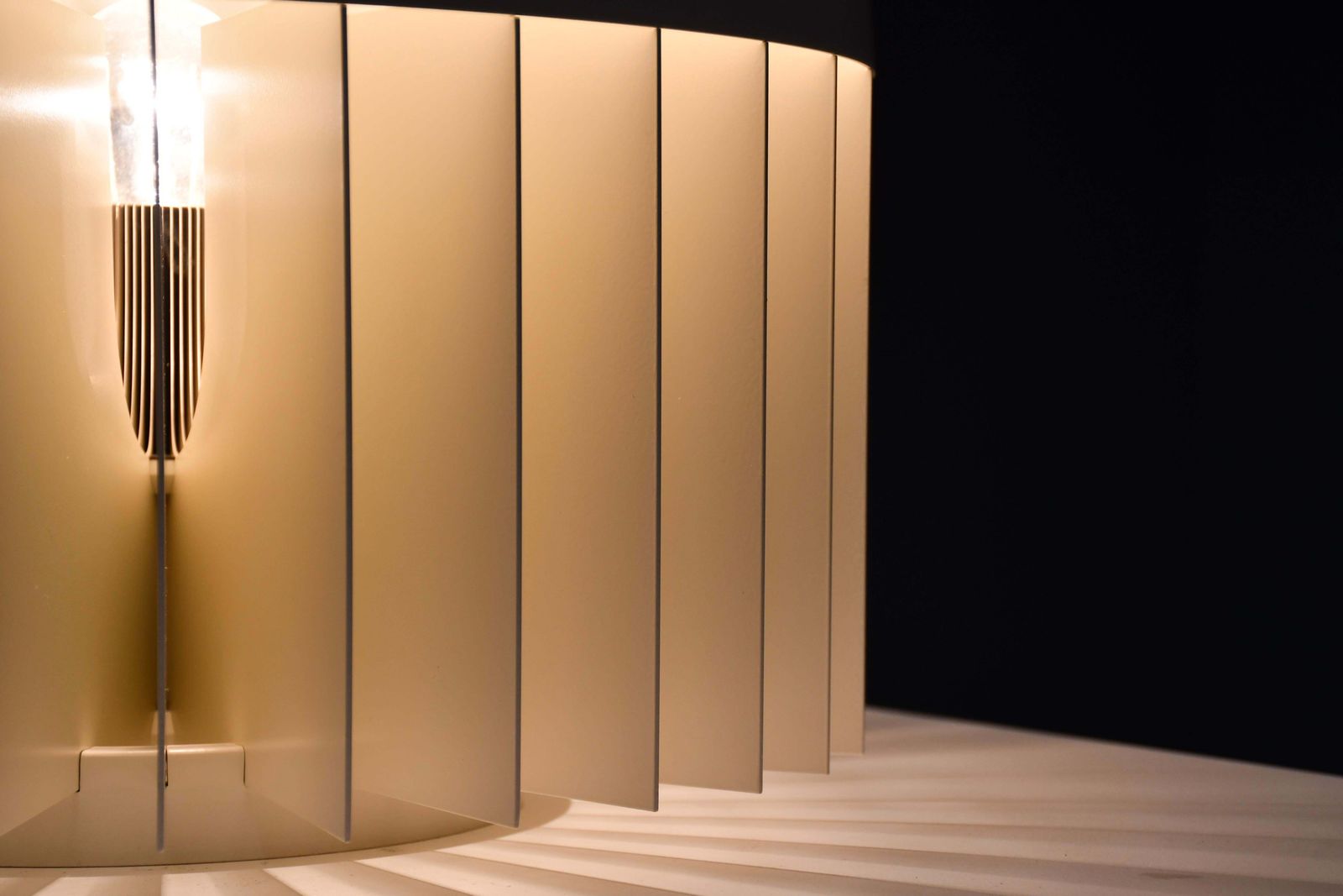 Large Metal 'Mt' Table / Floor Lamp By Giancarlo Mattioli For Sirrah, Italy 1969 photo vintage