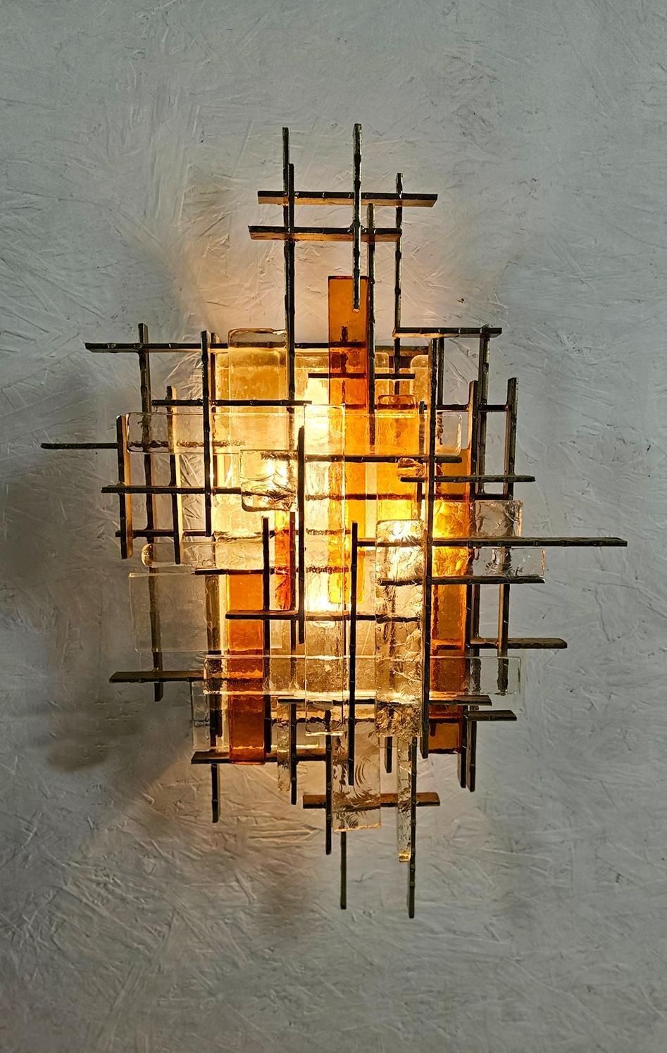 Large Wall Sconce By Albano Poli For Poliarte Italy photo furniture