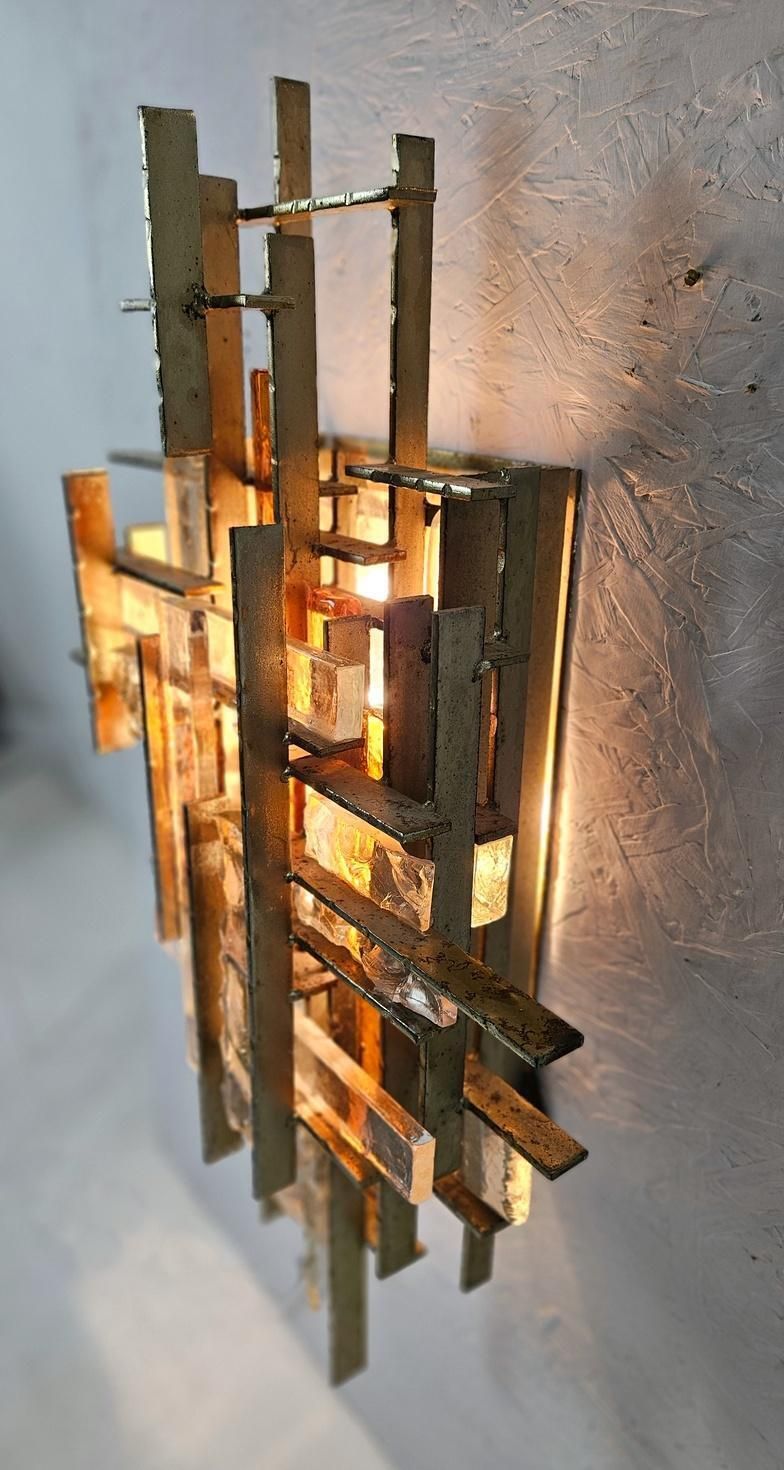 Large Wall Sconce By Albano Poli For Poliarte Italy photo buy