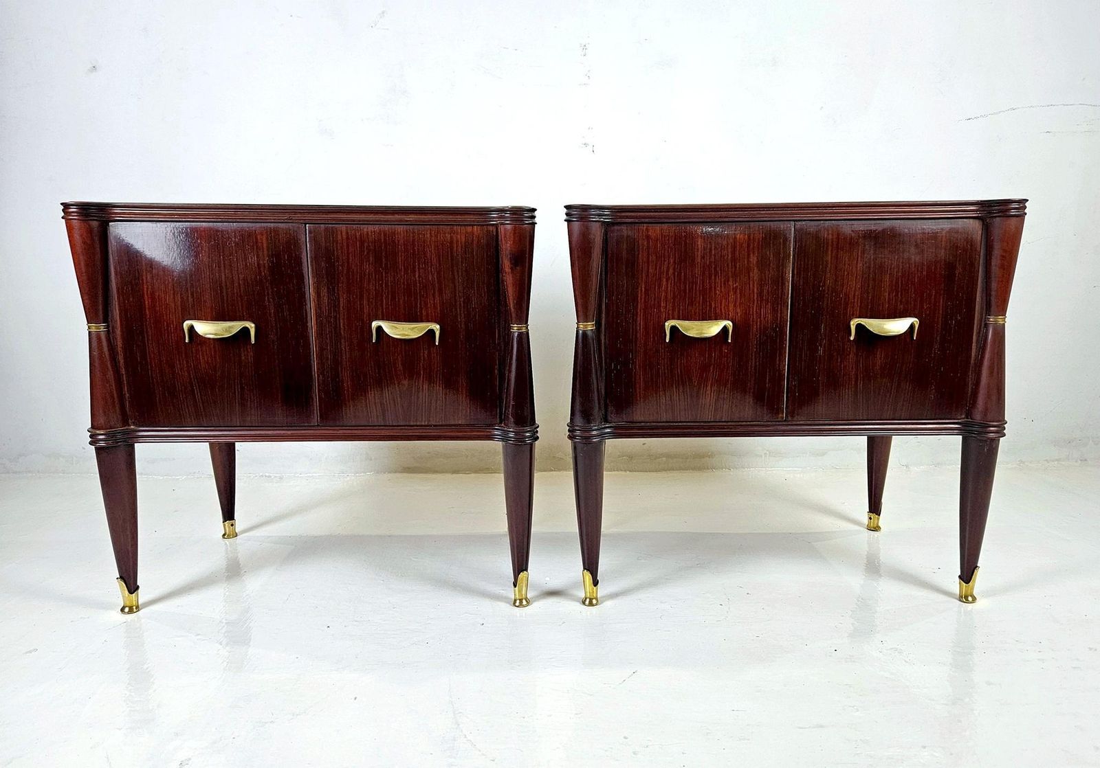 A Pair Of Italian Mid Century Nightstands photo furniture
