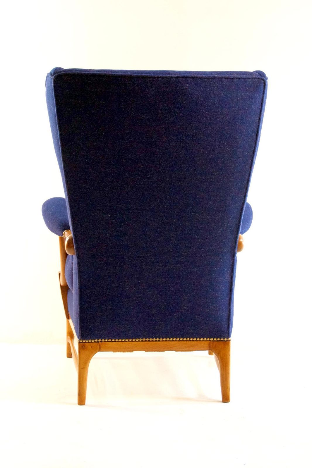 Midcentury Pair Of Armchairs In Walnut By Paolo Buffa For Framar Made In Italy photo vintage