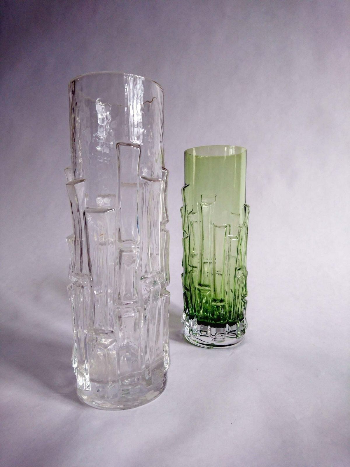 Midcentury Glass Vases By Bo Borgström For åseda, Sweden photo 549.0
