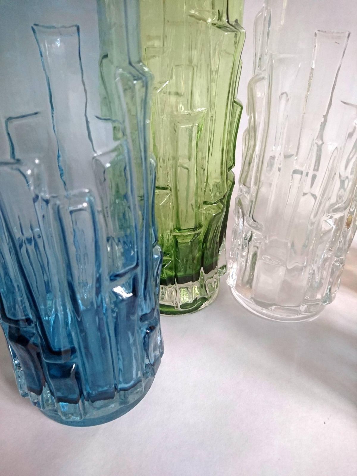 Midcentury Glass Vases By Bo Borgström For åseda, Sweden photo vinterior