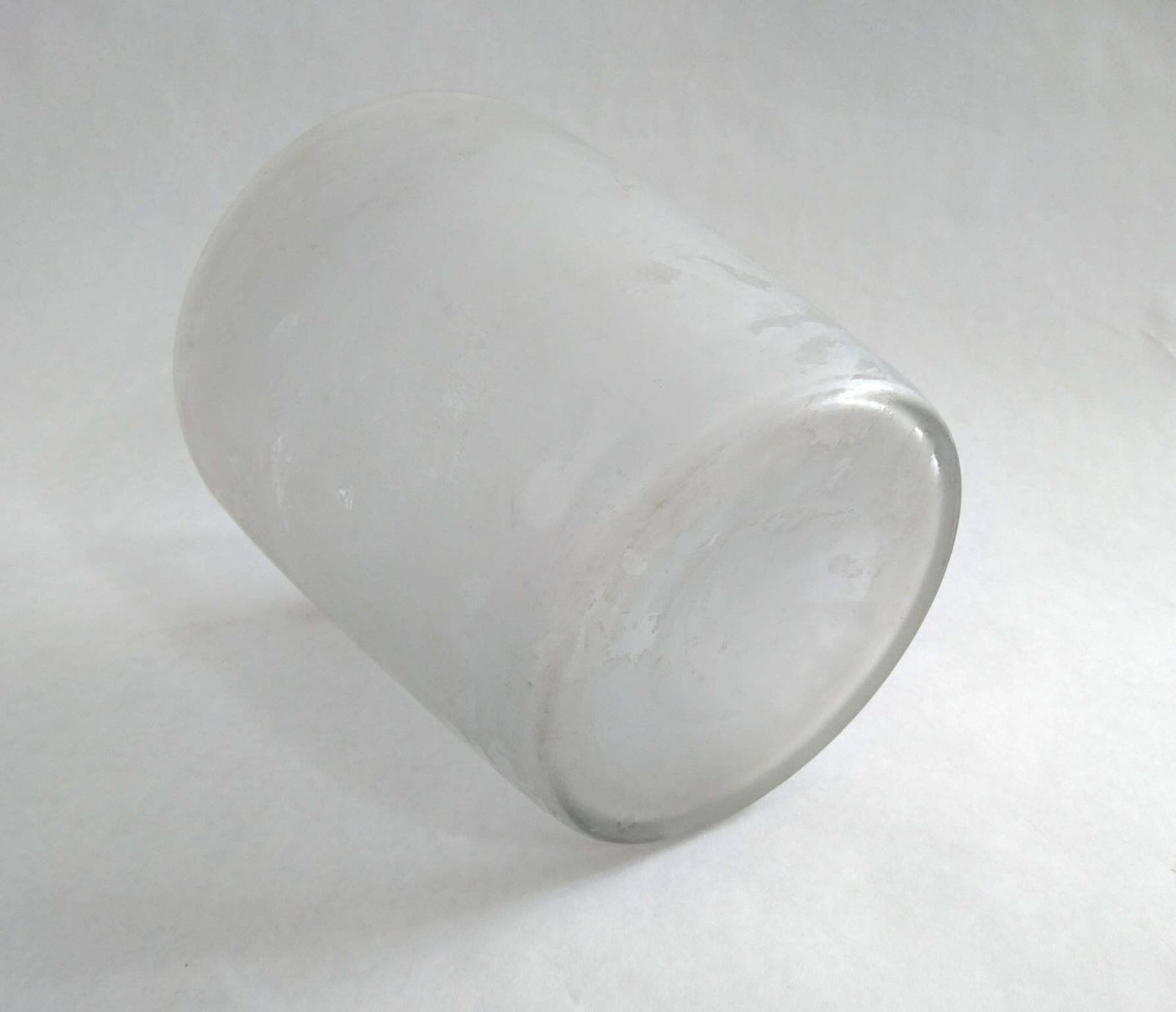 Art Deco Ice Bucket In Frosted Glass By Pukeberg, Sweden photo 511.0