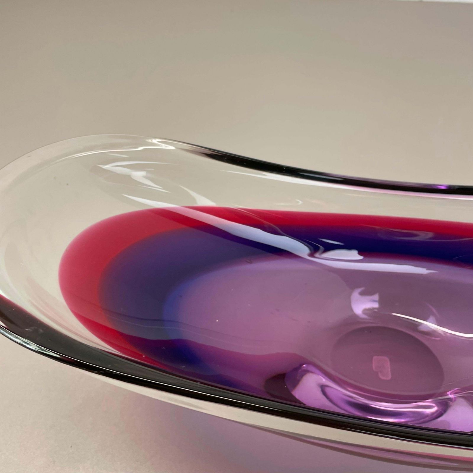photo for sale Xl 43cm Murano Glass Centerpiece By Flavio Poli Attrib., Murano, Italy, 1970s