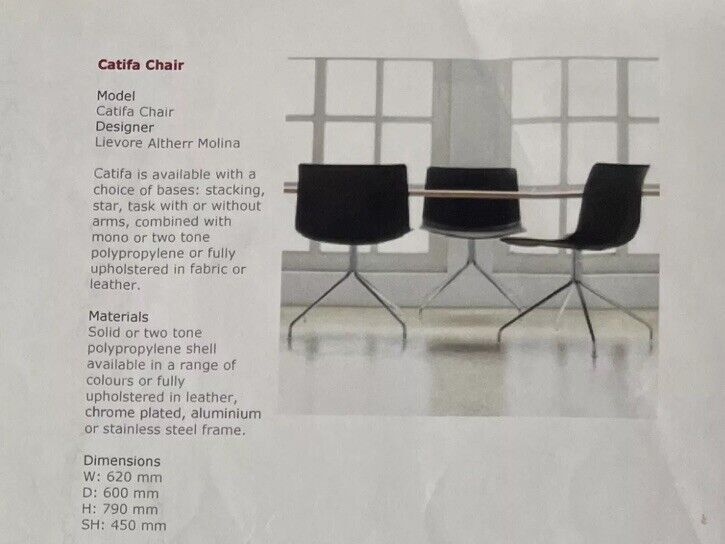 photo vintage Arper Catifa 53 Chair Leather Studio : Swivel Chair