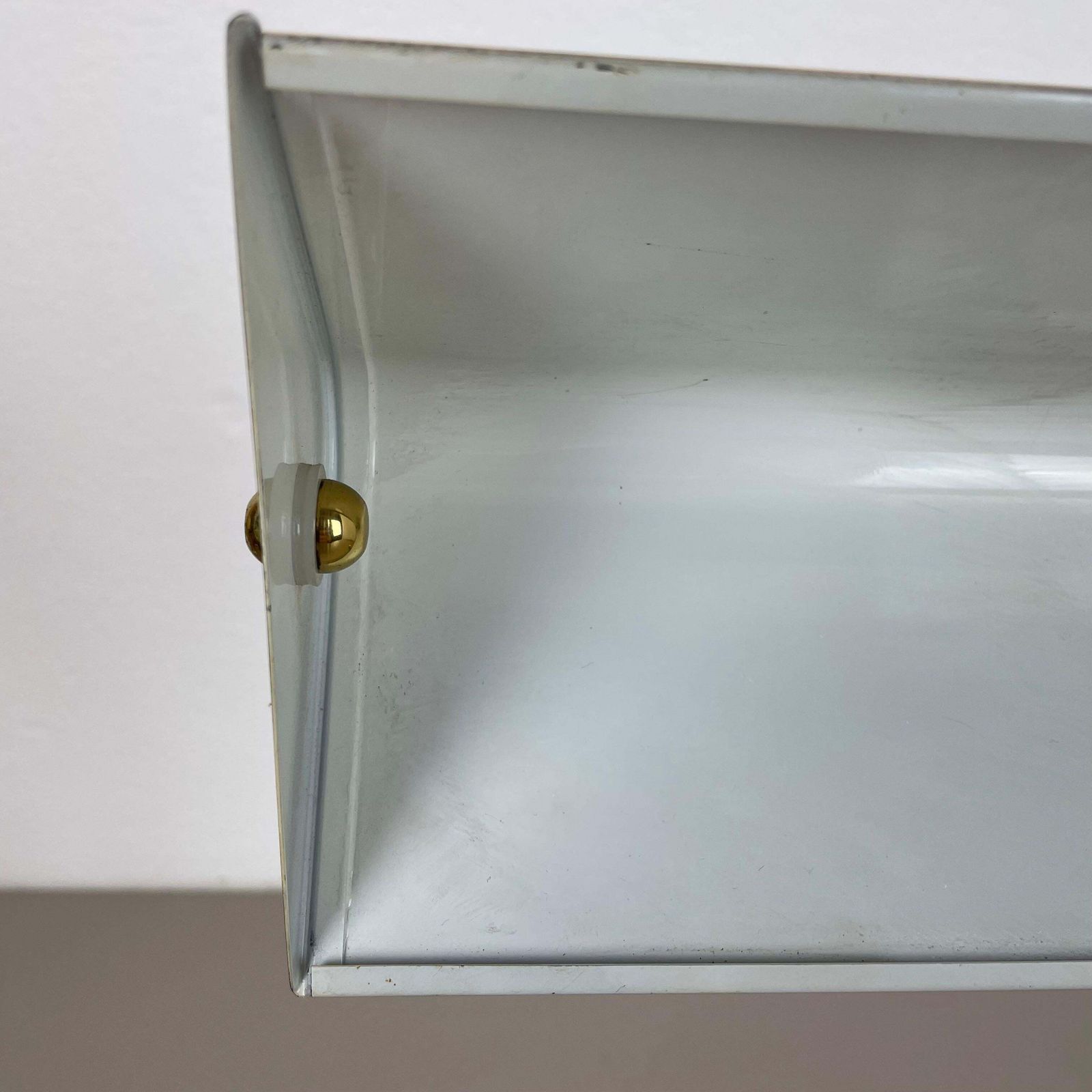 Rare Xxl Space Age Brass Metal Koch And Lowy Style Table Light, Germany 1970s photo 823.0