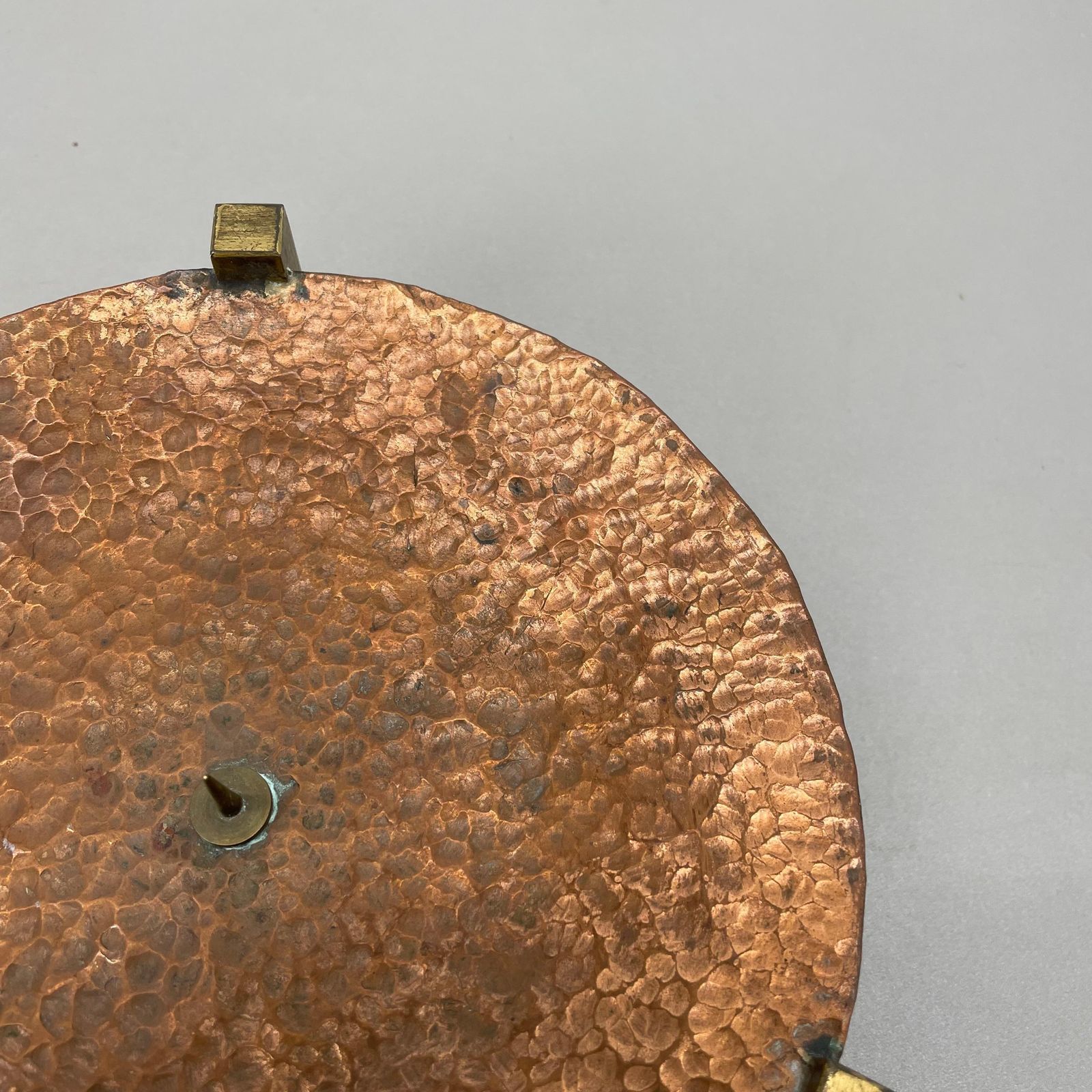photo furniture Modernist Sculptural Auböck Style Brutalist Copper Candleholder, Austria 1950