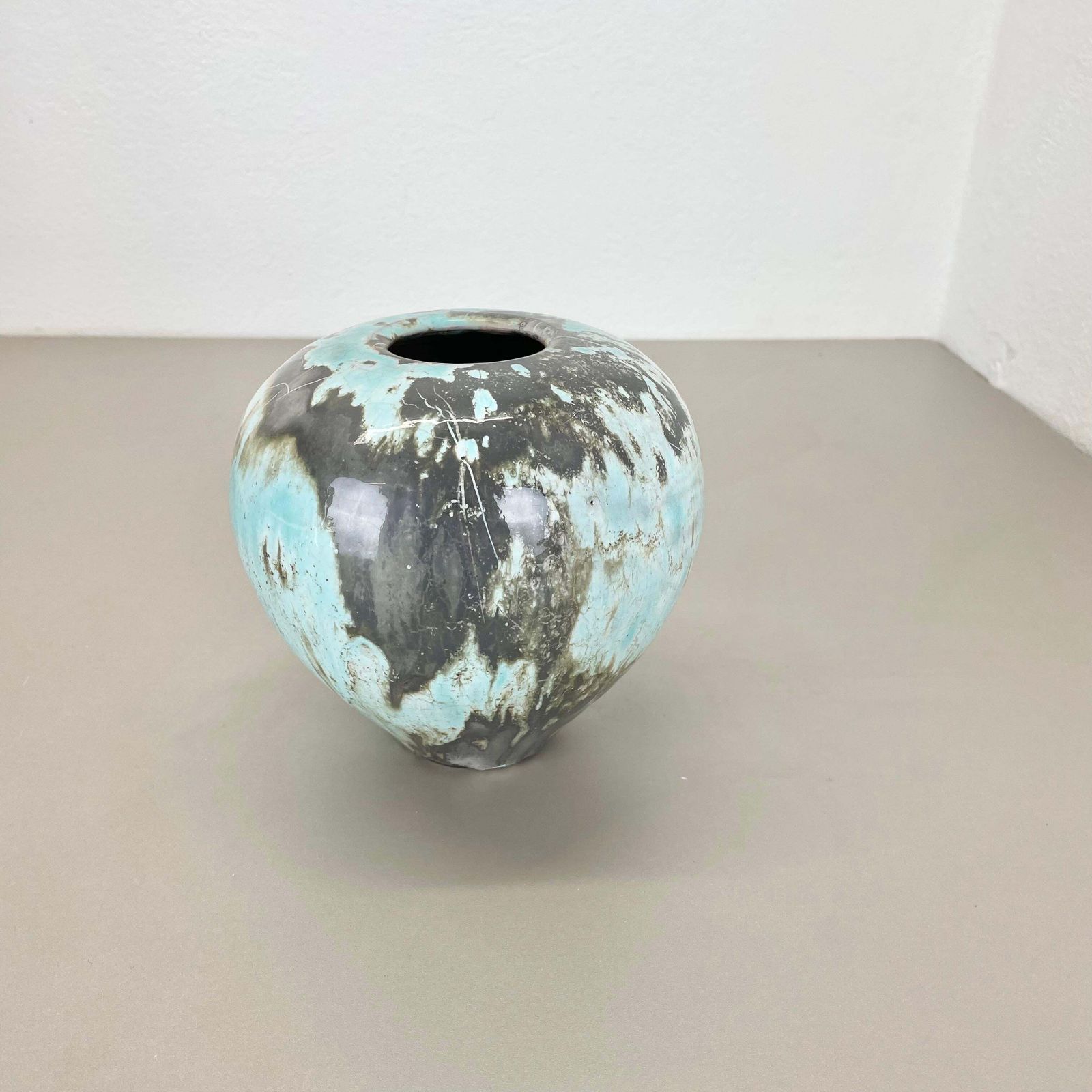 Sculptural Studio Pottery Vase Object By Otto Meier, Bremen, Germany, 1960s photo for sale