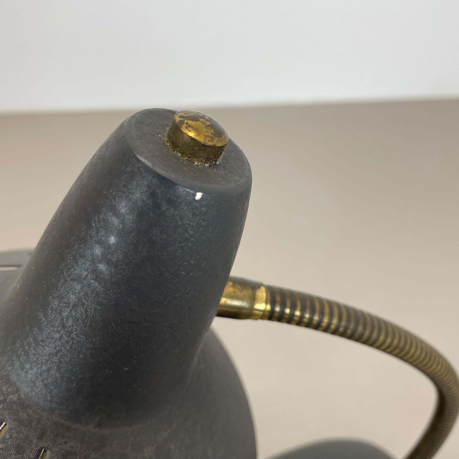 Original Hollywood Regency Stilnovo Style Brass Sputnik Table Light, Italy 1950s photo 487.0