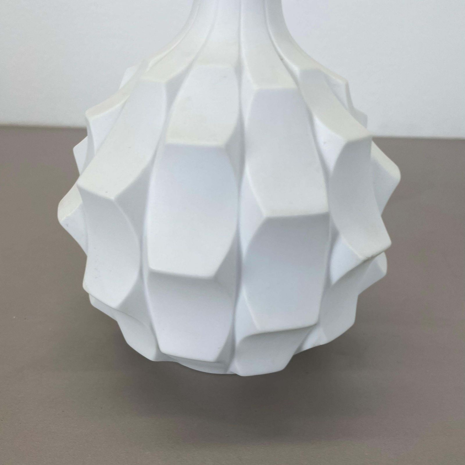 photo for sale Op Art Vase Porcelain Vase Heinrich Fuchs For Hutschenreuther, Germany, 1970s