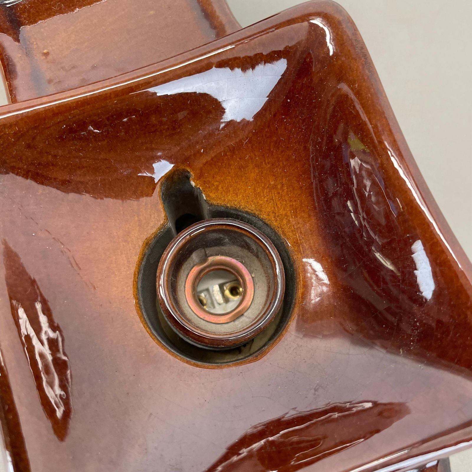 photo for sale Cubic 29cm "Pop Art" Fat Lava Wall Light By Traudl Brunnquell, Germany, 1960s