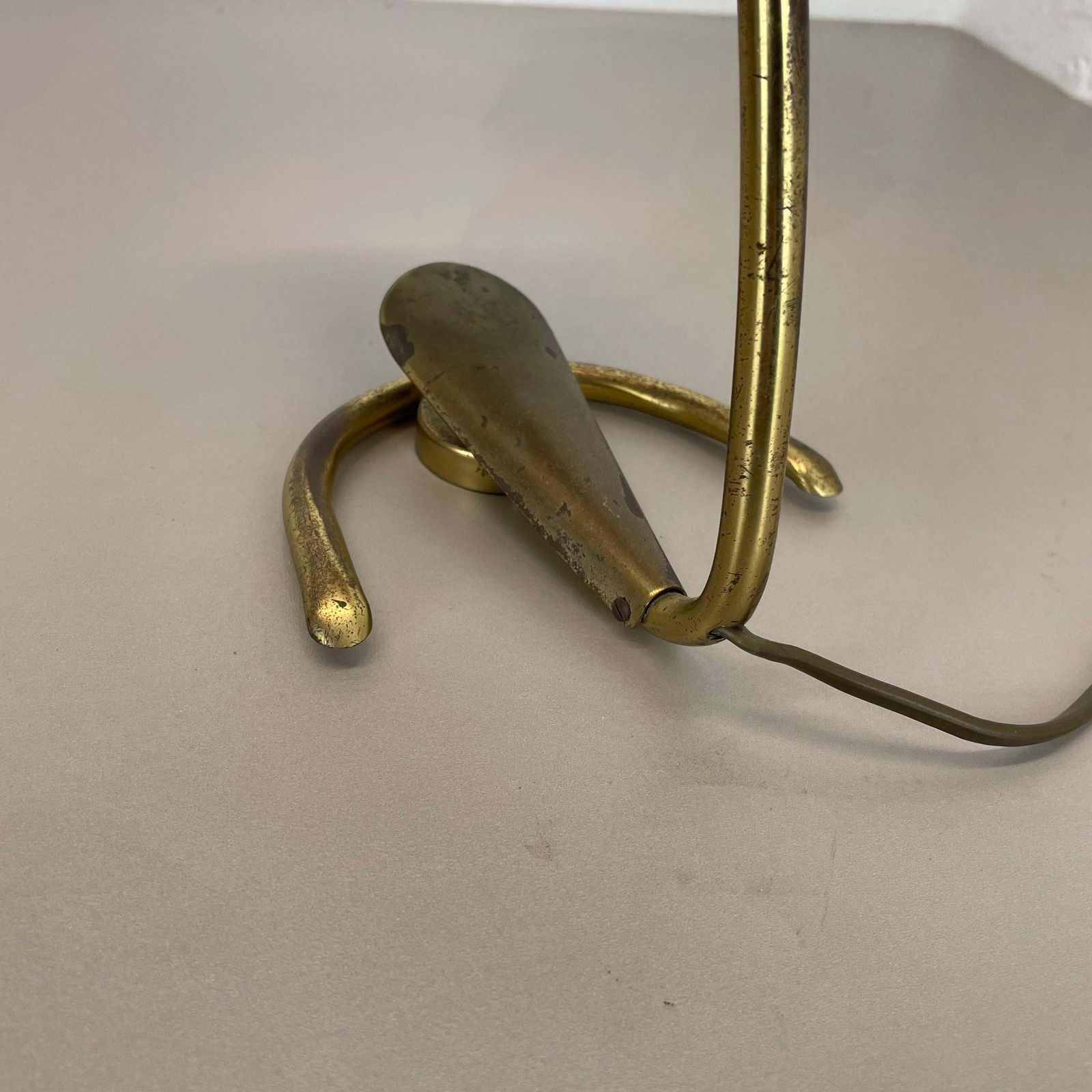 Lighting Original Hollywood Regency Stilnovo Style Brass Sputnik Table Light, Italy 1950s photo