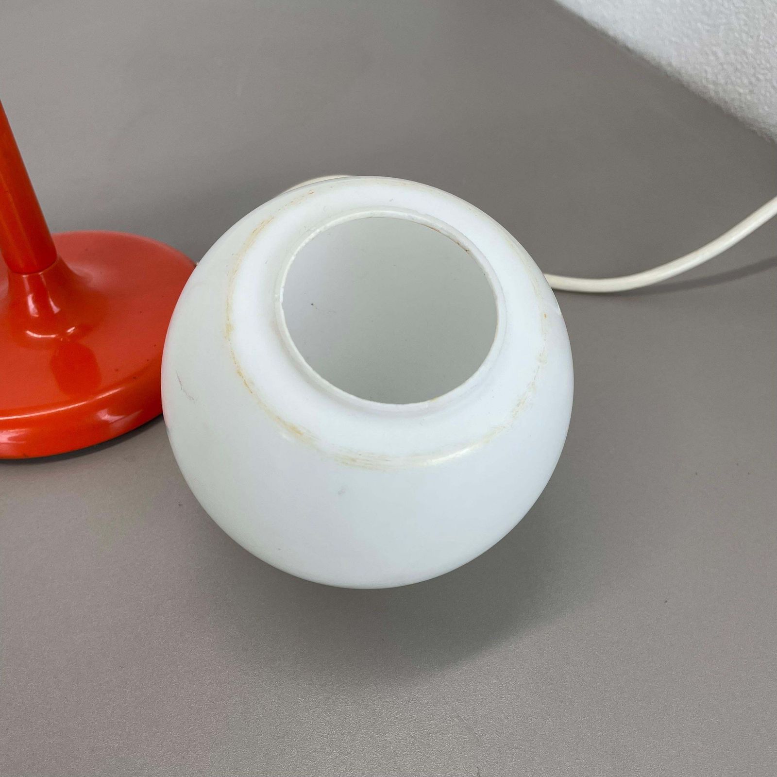 photo buy 1 Of 2 Modernist Orange Sputnik Table Light Kaiser Leuchten, 1970s Germany