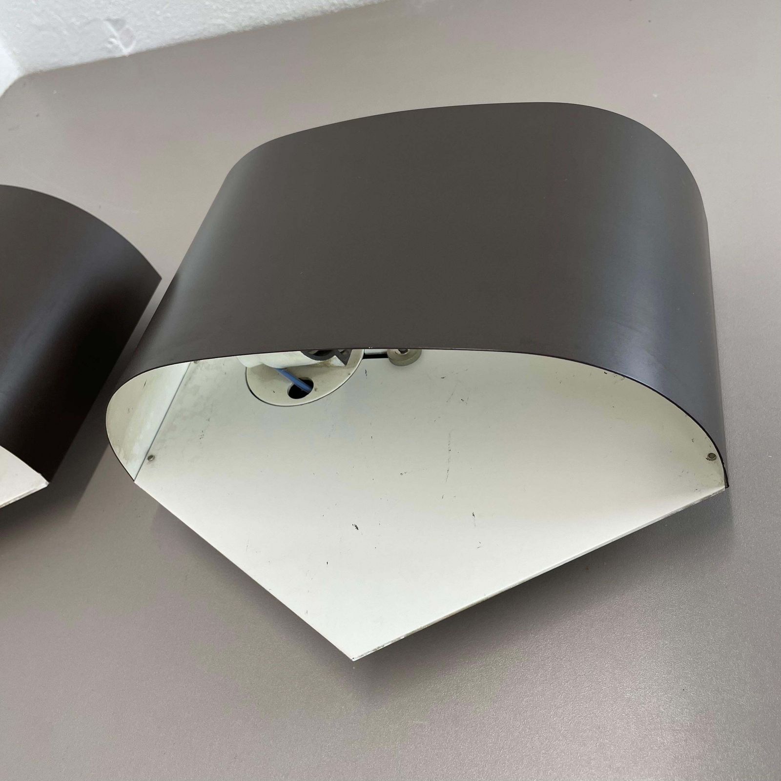 Set Of 2 Cubic Wall Lights Dieter Witte, Rolf Krüger For Staff Leuchten, 1970s photo buy