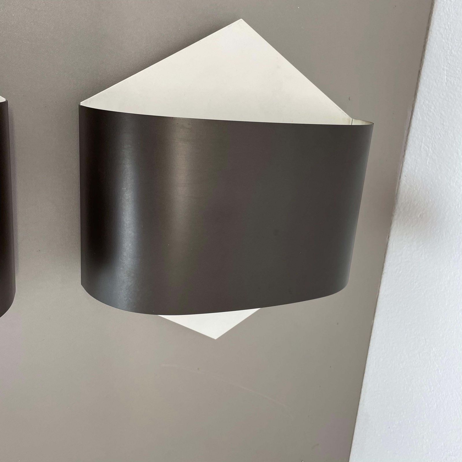 photo for sale Set Of 2 Cubic Wall Lights Dieter Witte, Rolf Krüger For Staff Leuchten, 1970s