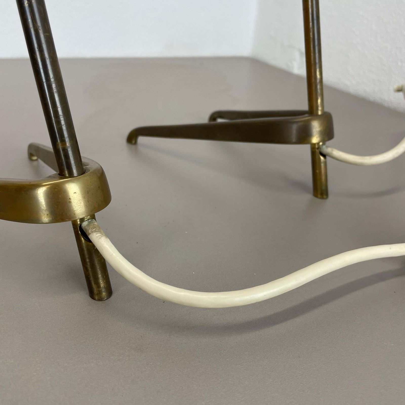 photo buy Set Of 2 Midcentury Modern Brass Table Light By J.T Kalmar Attrib., Austria 1950