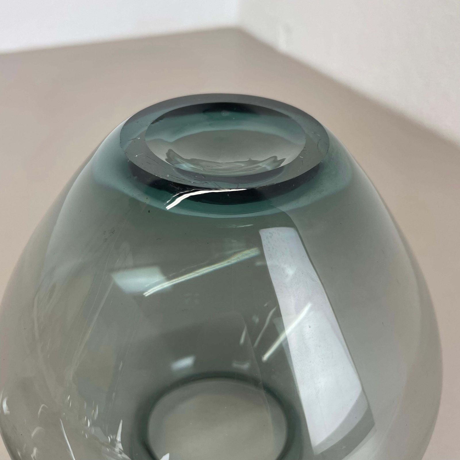 photo vintage Set Of Two Heart Vases Turmaline By Wilhelm Wagenfeld For Wmf Germany, 1960s