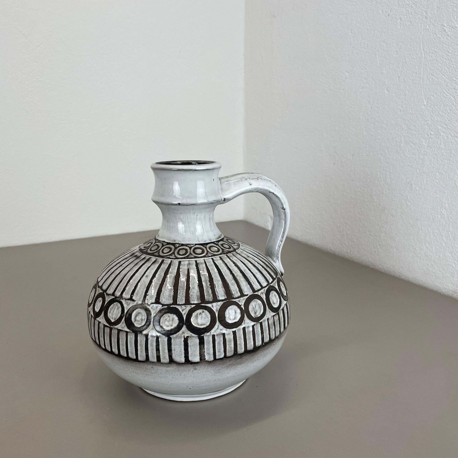 Rare Wgp Fat Lava Ceramic "Polaris" Vase Element By Ceramano, Germany, 1960s photo for sale