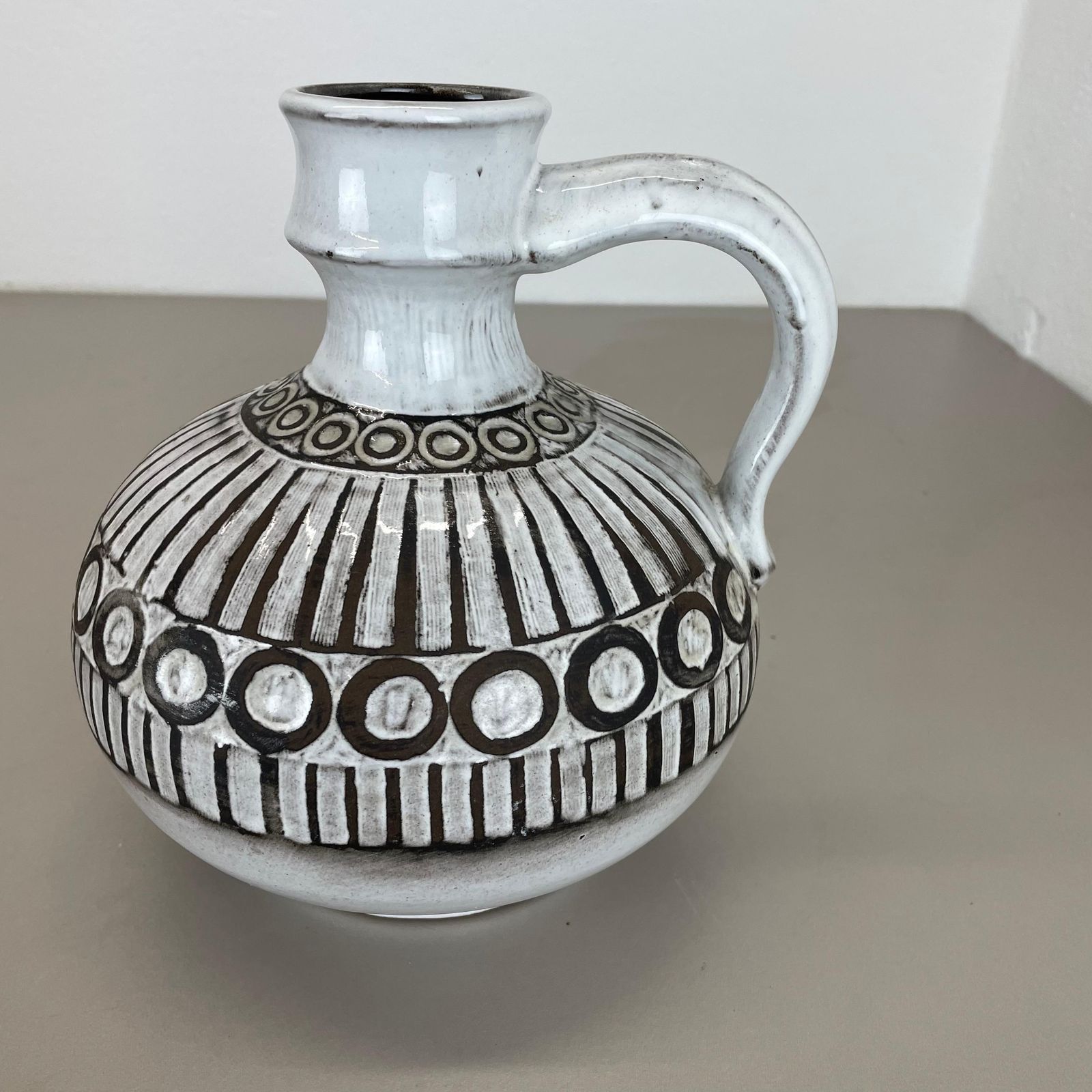 Rare Wgp Fat Lava Ceramic "Polaris" Vase Element By Ceramano, Germany, 1960s photo vinterior