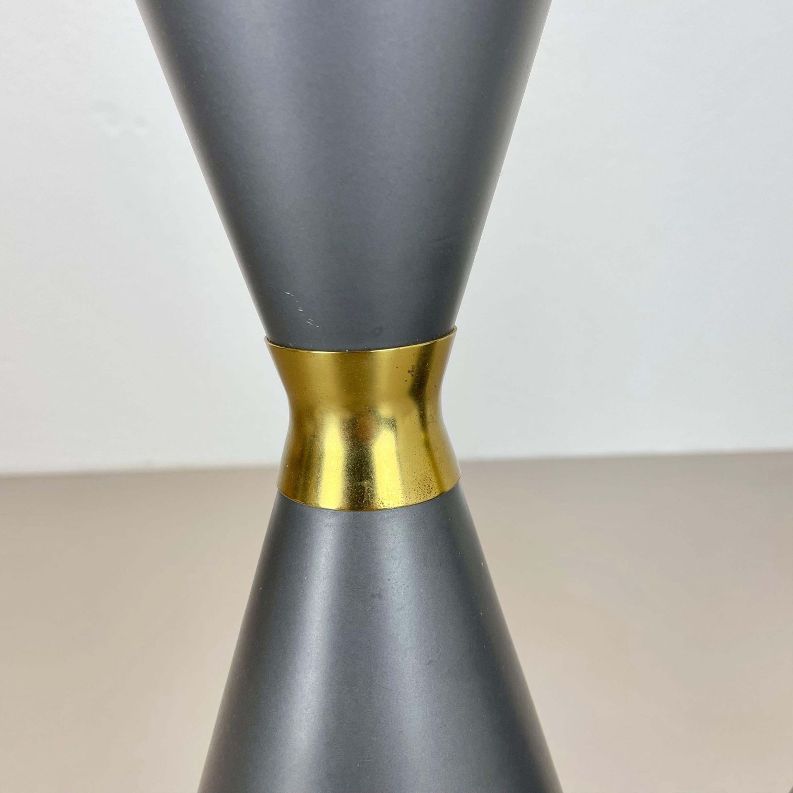 Set Of 2 Diabolo Stilnovo Style Metal Hanging Light, Bag Turgi, Switzerland 1950 photo buy
